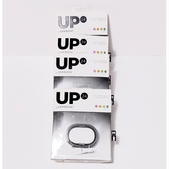 Jawbone UP 24 Wireless Activity Tracker BLACK MED. JL01-52M-US - Picture 4 of 4